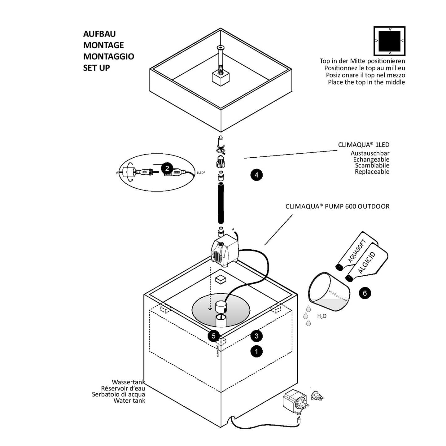 CLIMAQUA Fountains Outdoor VIDA 30