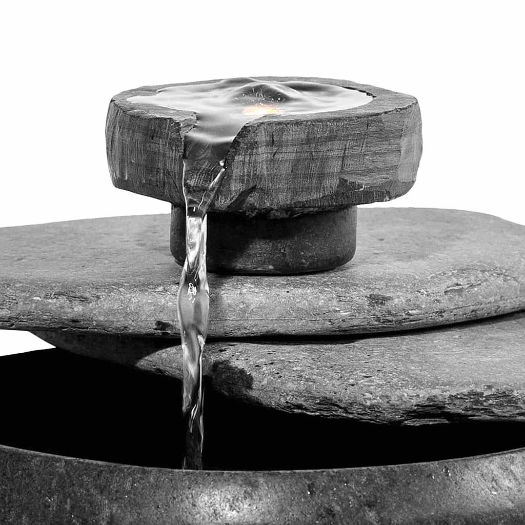 CLIMAQUA® Fontana da interno in pietra naturale Dettagli CHI USB