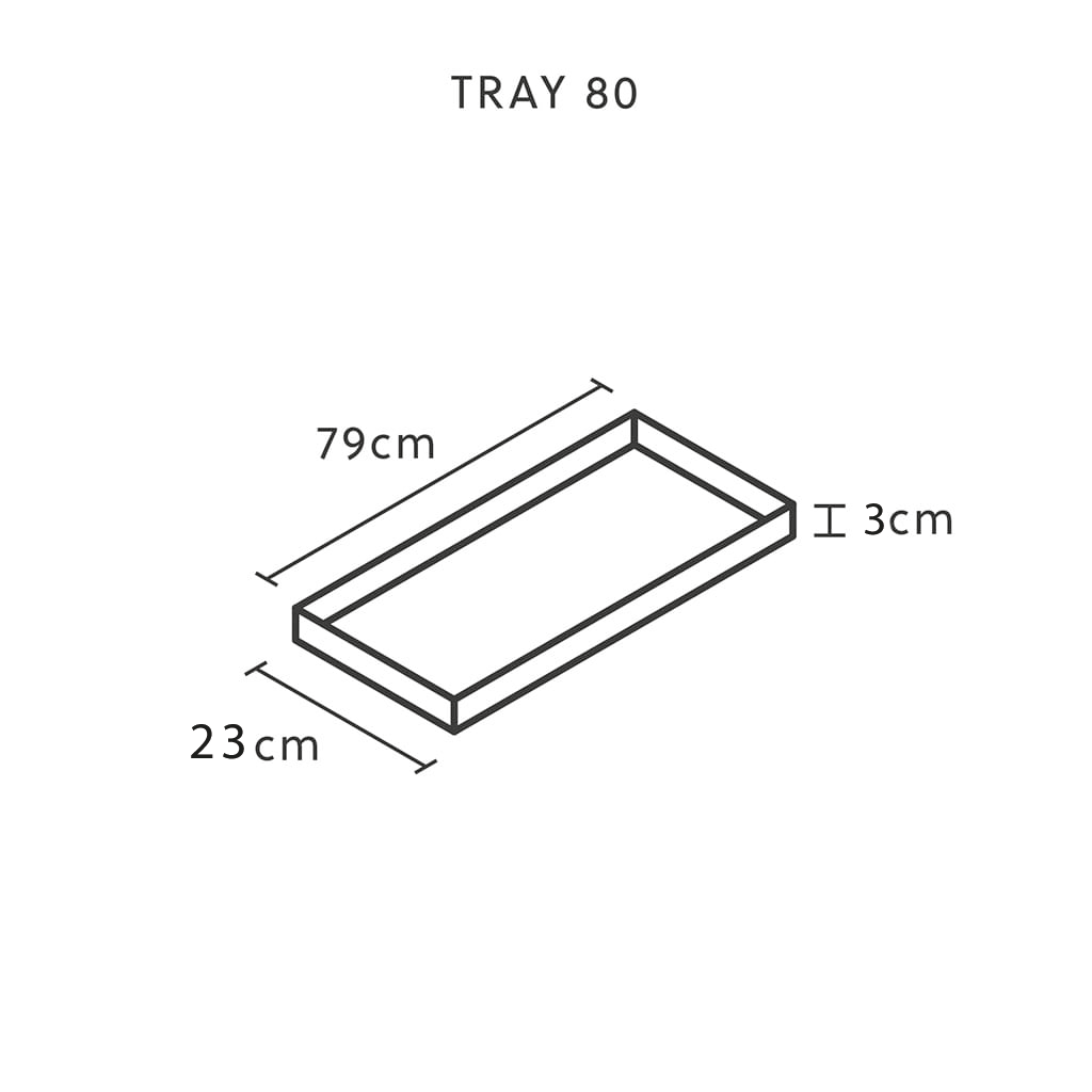 Sottopentola per fiori TRAY 80 CLIMAQUA