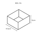 Fioriera CLIMAQUA per interni BOL 19+ antracite