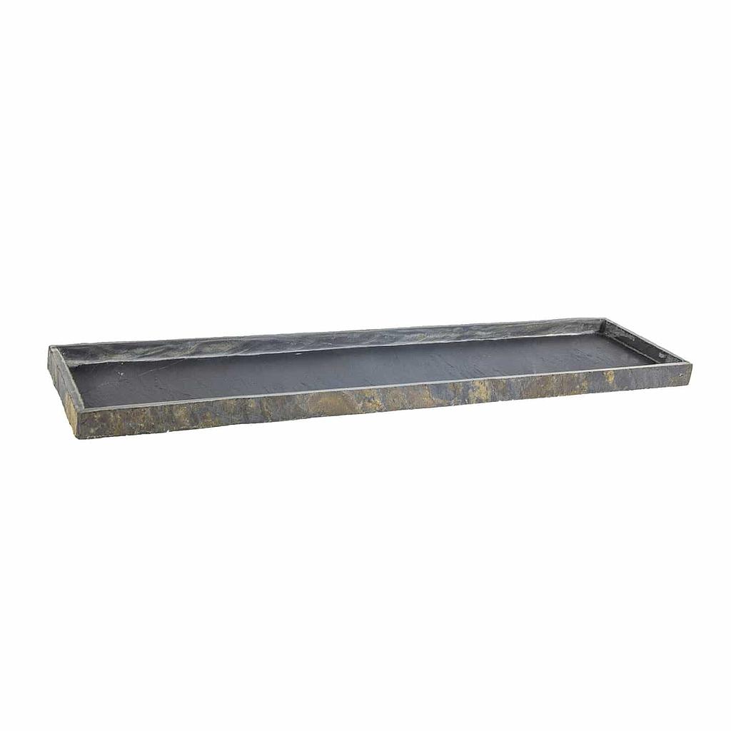 Sottopentola per fiori TRAY 80 Rusty di CLIMAQUA