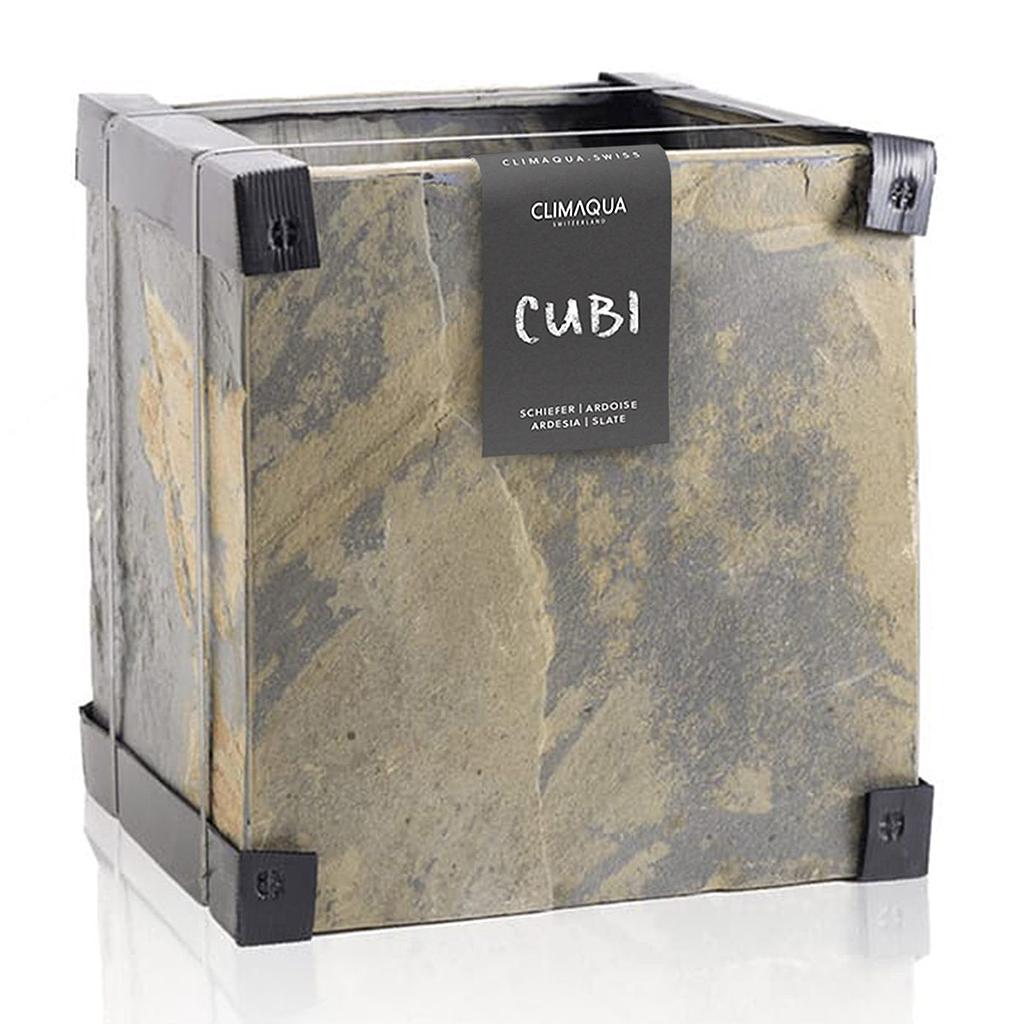 Fioriera Cube Nature CUBI 40 Rusty di CLIMAQUA